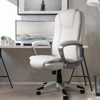 Chaise de bureau Bossin Big and Tall, chaise de direction à dossier haut, chaise de direction ergonomique réglable en cuir, 400 lb