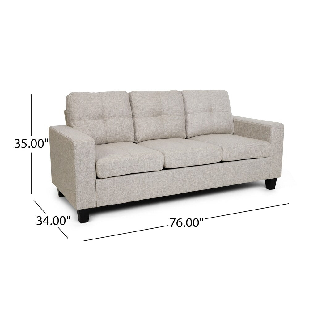 Canapé trois places Bowden en polyester par Christopher Knight Home