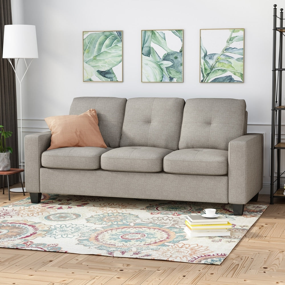 Canapé trois places Bowden en polyester par Christopher Knight Home