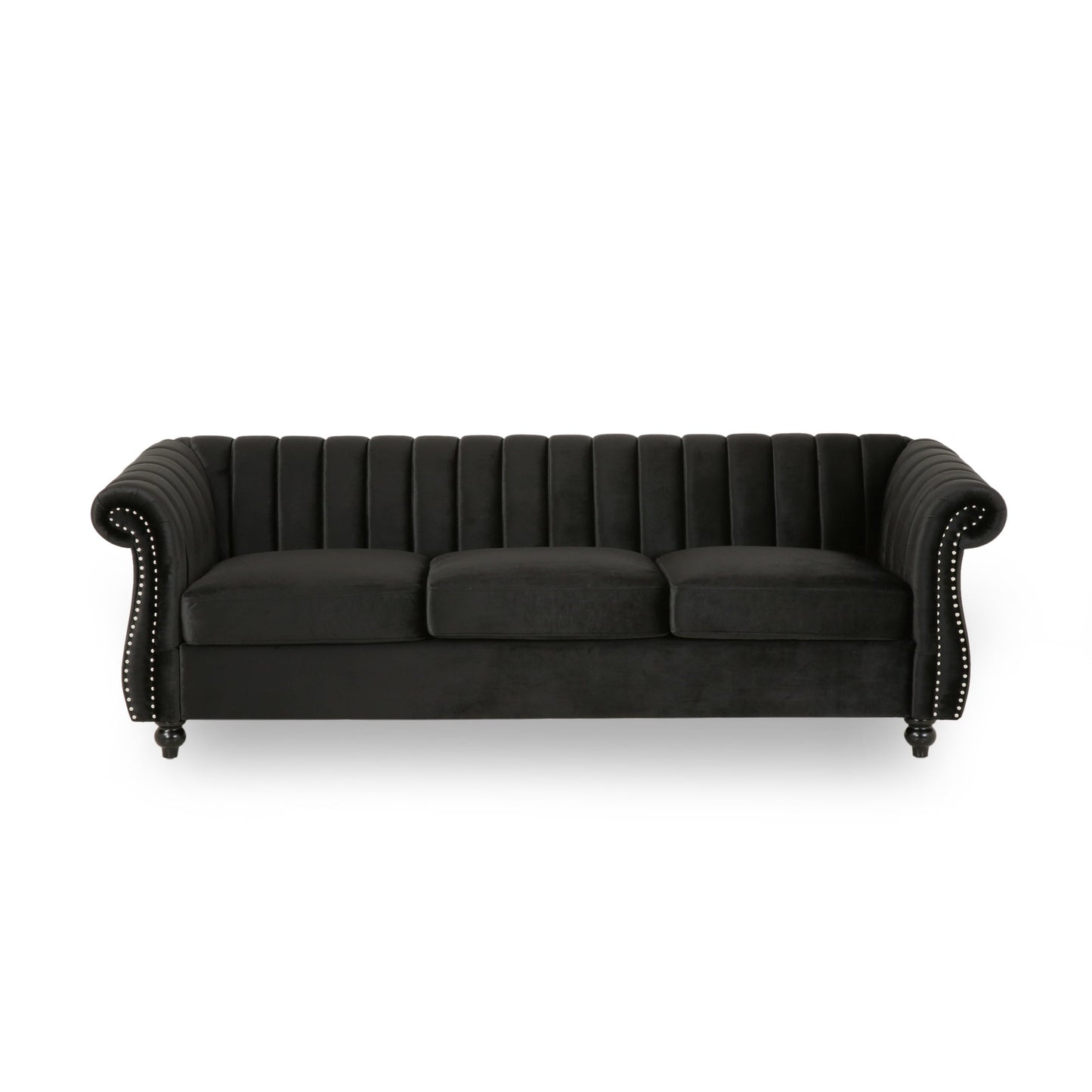 Canapé Bowie Glam en velours par Christopher Knight Home