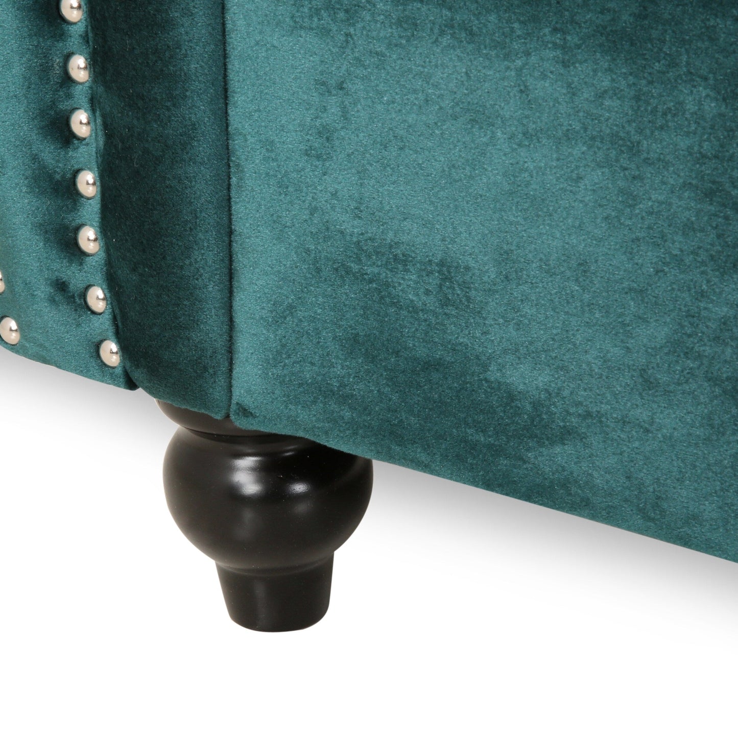 Canapé Bowie Glam en velours par Christopher Knight Home