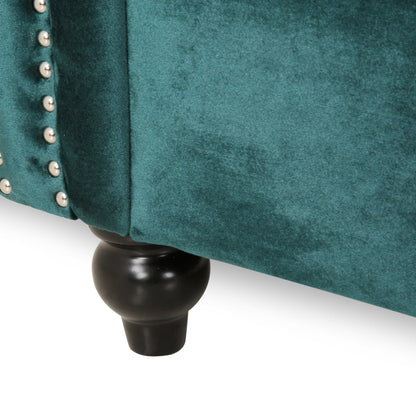 Canapé Bowie Glam en velours par Christopher Knight Home