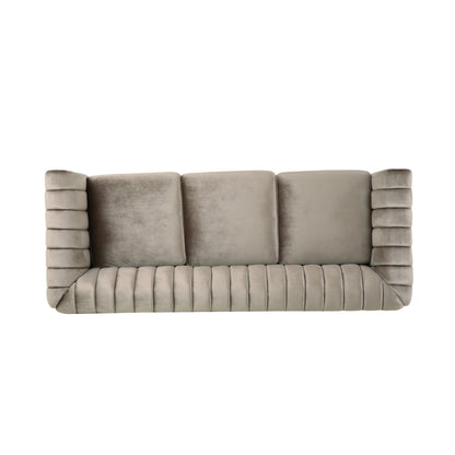 Canapé Bowie Glam en velours par Christopher Knight Home