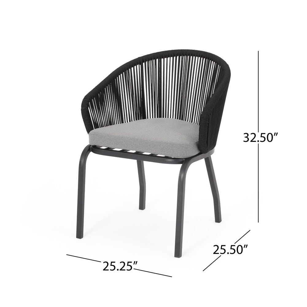Fauteuil club d'extérieur Boynton (lot de 2) par Christopher Knight Home