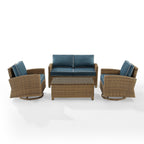 Ensemble de conversation pivotant à bascule Crosley Bradenton 4 pièces