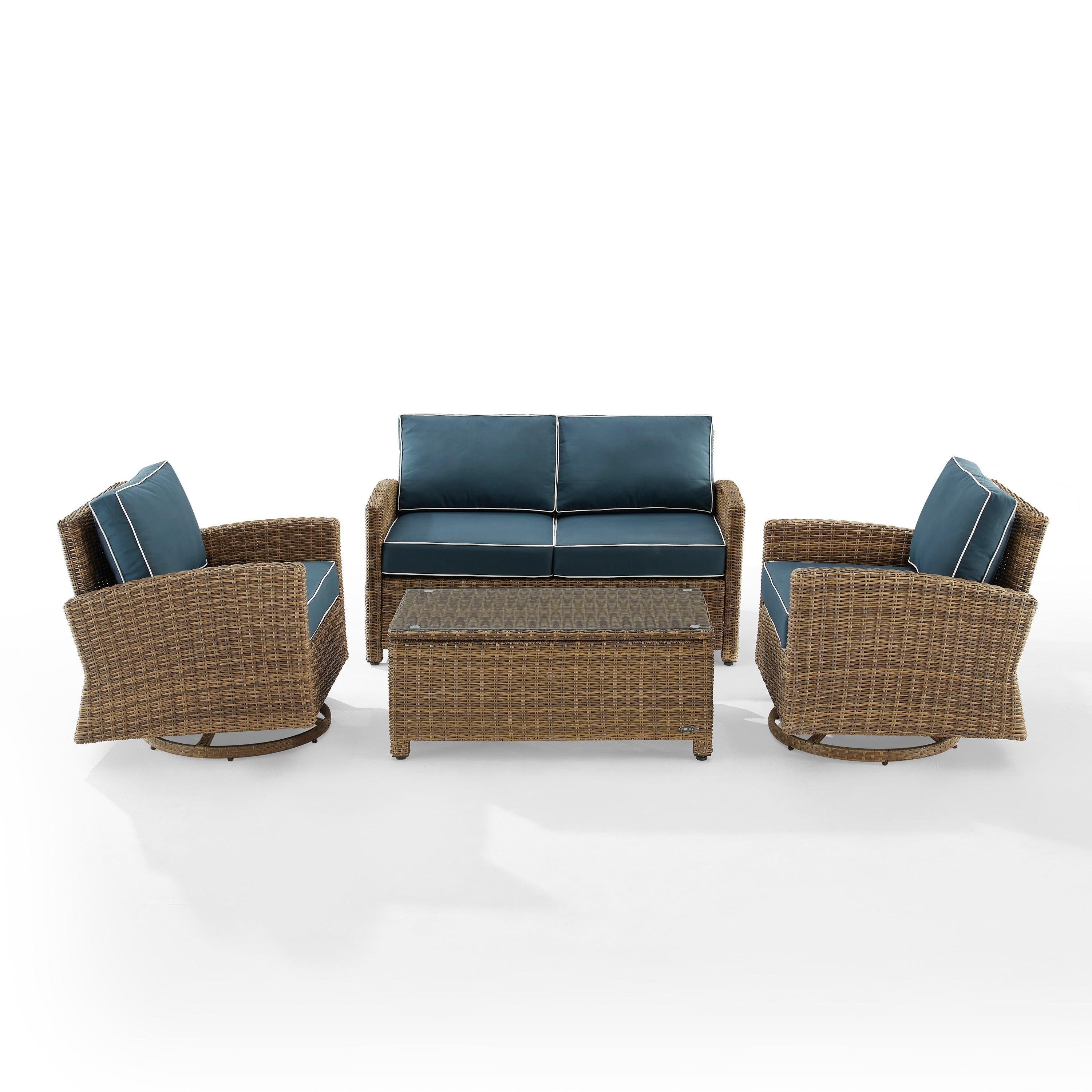 Ensemble de conversation pivotant à bascule Crosley Bradenton 4 pièces