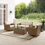 Ensemble de conversation pivotant à bascule Crosley Bradenton 4 pièces