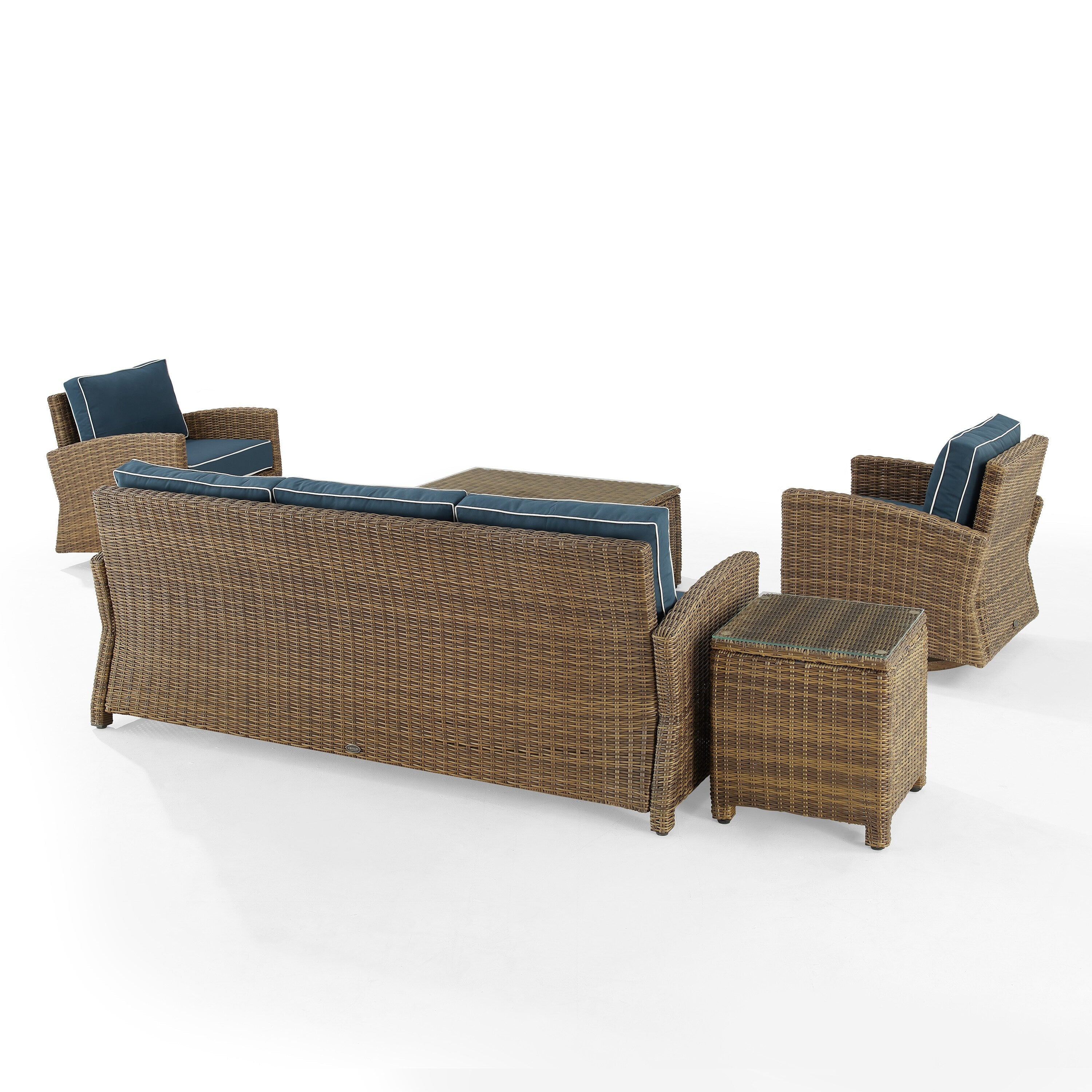 Ensemble canapé et fauteuil pivotant Crosley Bradenton 5 pièces