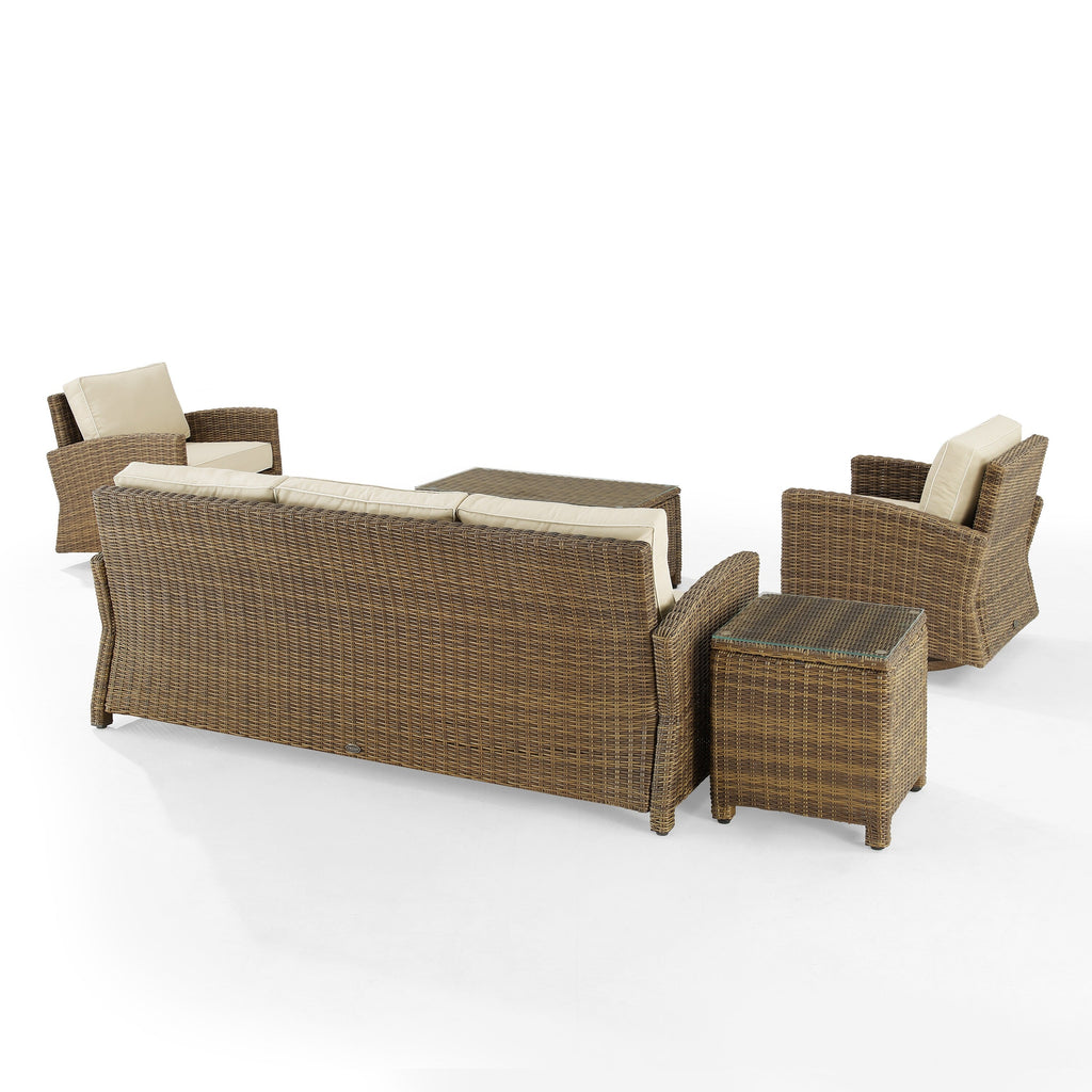 Ensemble canapé et fauteuil pivotant Crosley Bradenton 5 pièces