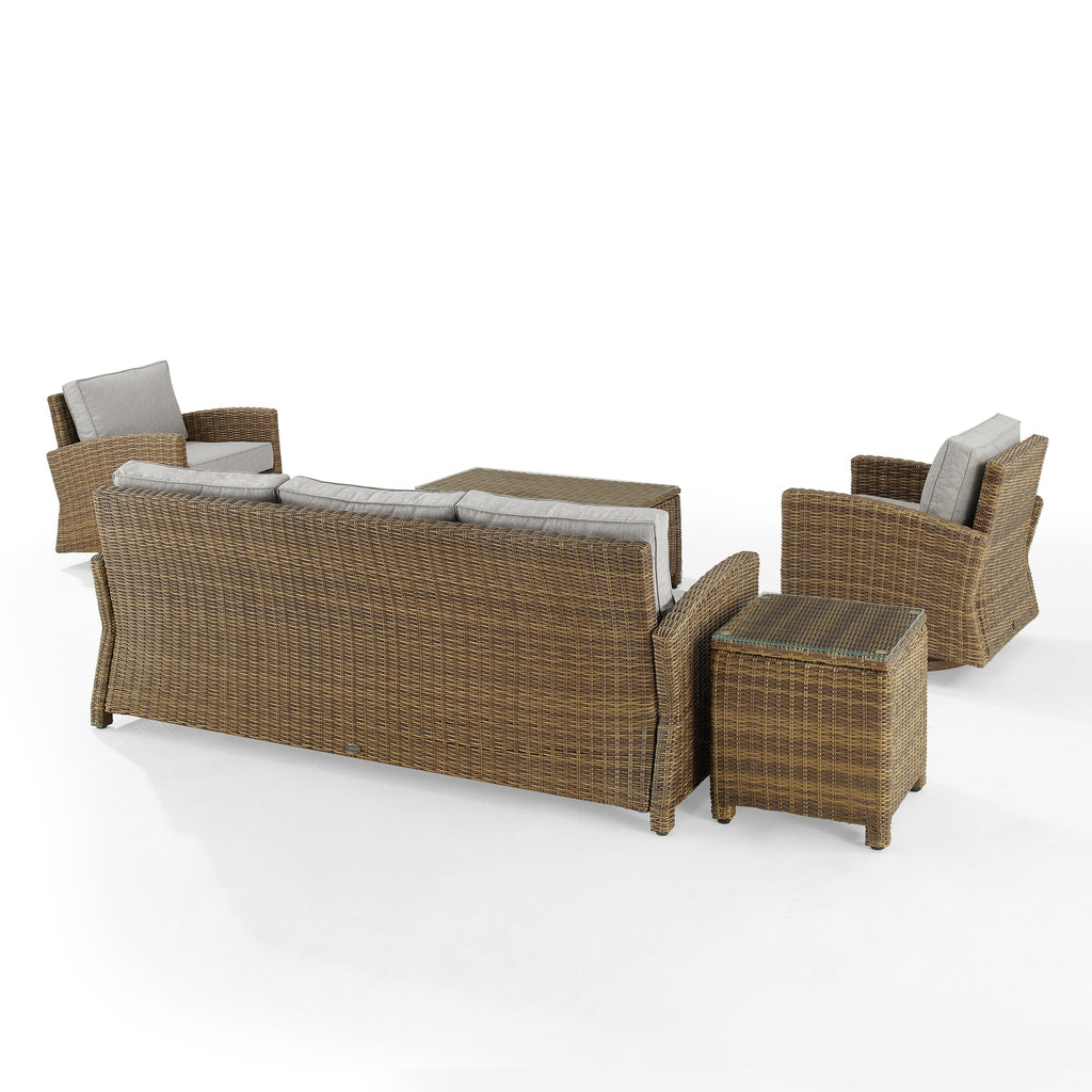 Ensemble canapé et fauteuil pivotant Crosley Bradenton 5 pièces