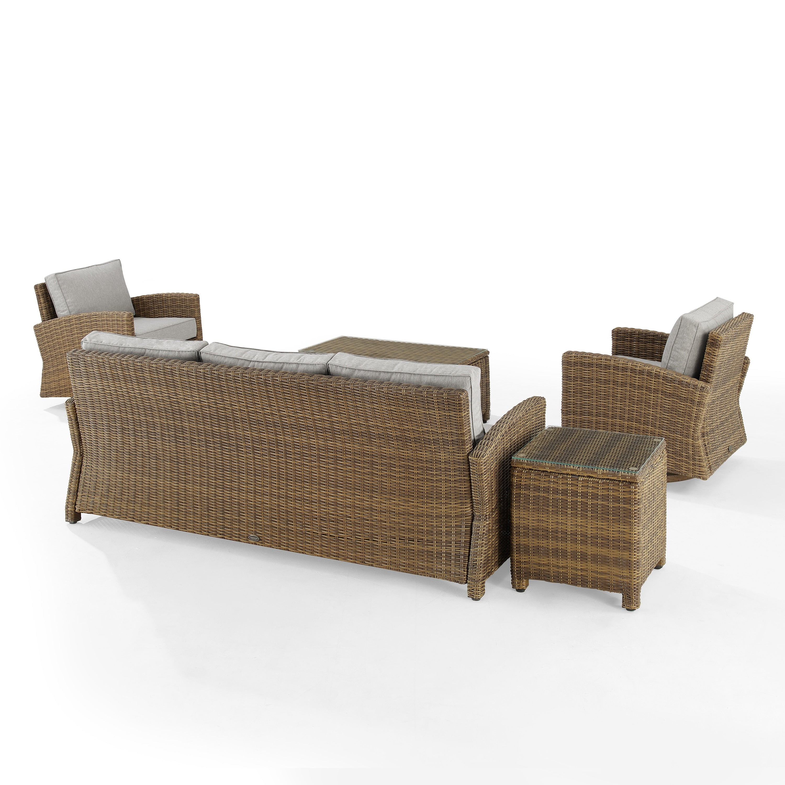 Ensemble canapé et fauteuil pivotant Crosley Bradenton 5 pièces