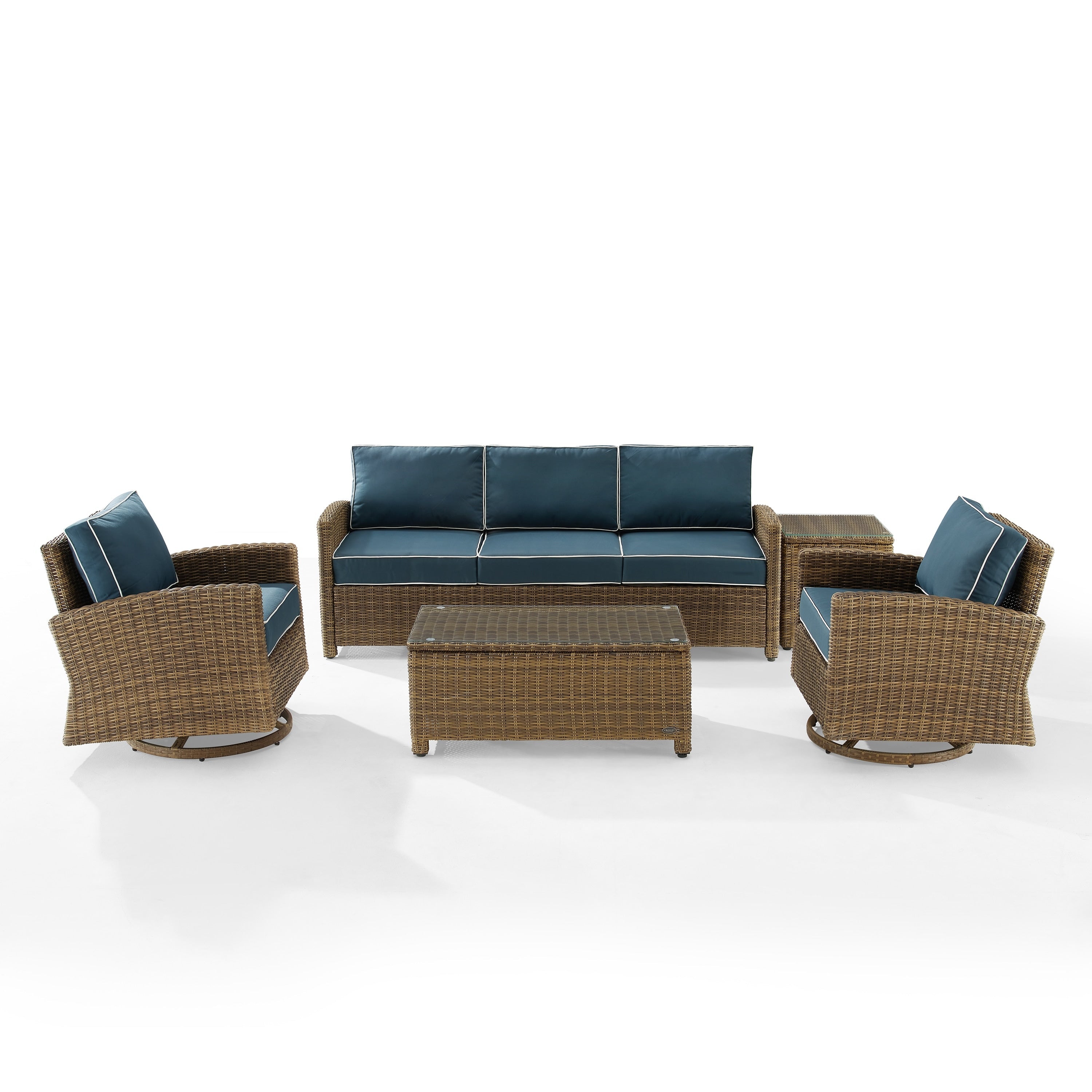Ensemble canapé et fauteuil pivotant Crosley Bradenton 5 pièces
