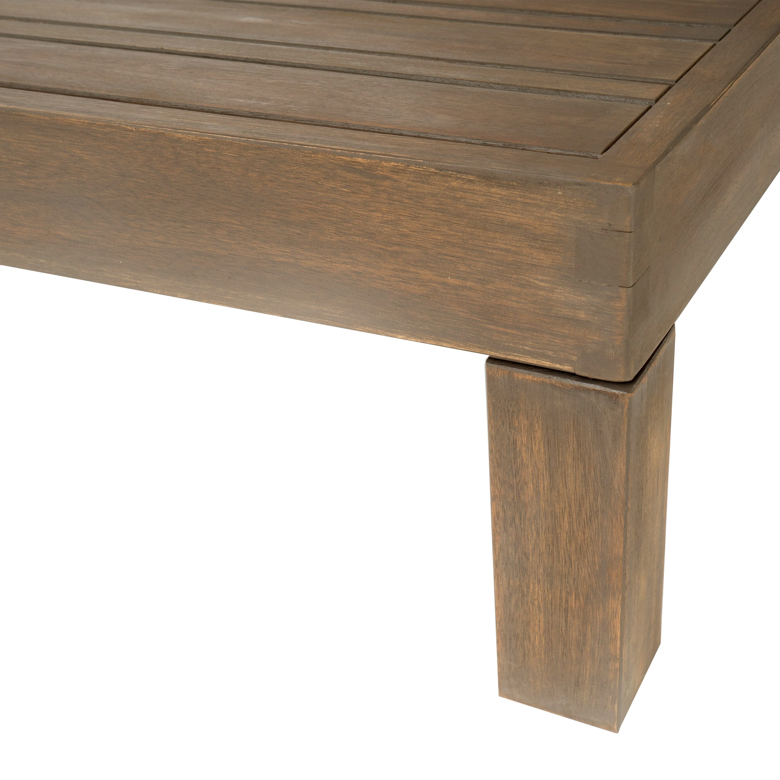 Ensemble de salon d'extérieur sectionnel Brava en acacia par Christopher Knight Home - 88,50 L x 88,50 l x 26,50 H