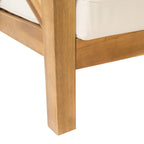 Ensemble de salon d'extérieur sectionnel Brava en acacia par Christopher Knight Home - 88,50 L x 88,50 l x 26,50 H