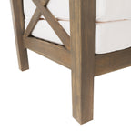 Ensemble de salon d'extérieur sectionnel Brava en acacia par Christopher Knight Home - 88,50 L x 88,50 l x 26,50 H