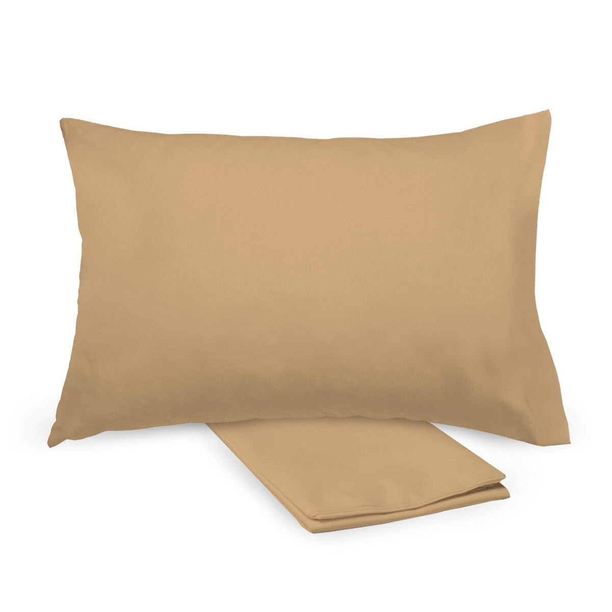 Taie d'oreiller en percale de coton BreathableBaby, pour oreiller pour enfant de 13 x 18/33 x 46 cm, couleur unie (lot de 2)