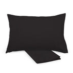 Taie d'oreiller en percale de coton BreathableBaby, pour oreiller pour enfant de 13 x 18/33 x 46 cm, couleur unie (lot de 2)