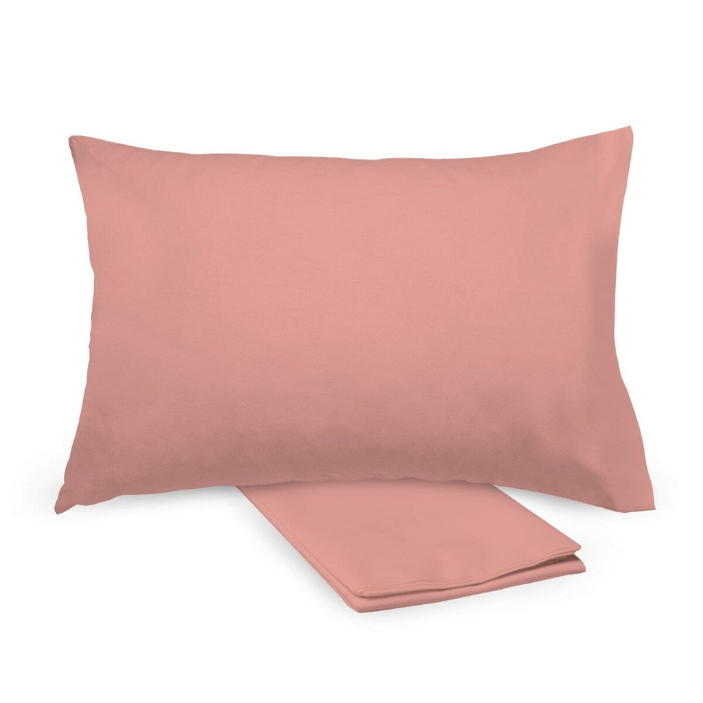 Taie d'oreiller en percale de coton BreathableBaby, pour oreiller pour enfant de 13 x 18/33 x 46 cm, couleur unie (lot de 2)