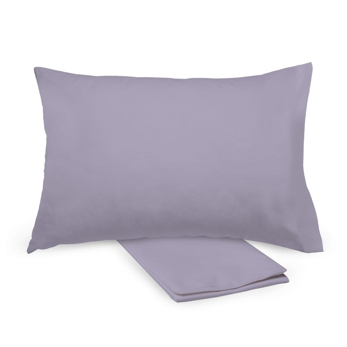 Taie d'oreiller en percale de coton BreathableBaby, pour oreiller pour enfant de 13 x 18/33 x 46 cm, couleur unie (lot de 2)