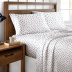 Parure de lit imprimée en percale de coton Brielle Home