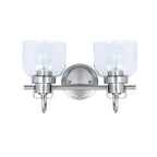 Luminaire de salle de bain à 2 lampes à intensité variable Brighton Farmhouse de Brio Lighting