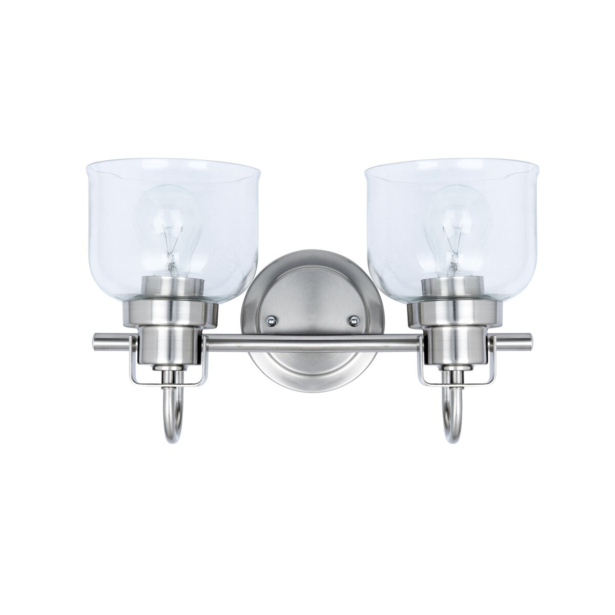 Luminaire de salle de bain à 2 lampes à intensité variable Brighton Farmhouse de Brio Lighting
