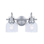 Luminaire de salle de bain à 2 lampes à intensité variable Brighton Farmhouse de Brio Lighting