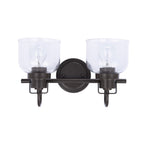 Luminaire de salle de bain à 2 lampes à intensité variable Brighton Farmhouse de Brio Lighting