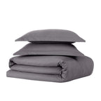 Parure de lit en percale de coton à tissage serré Brooklyn Loom