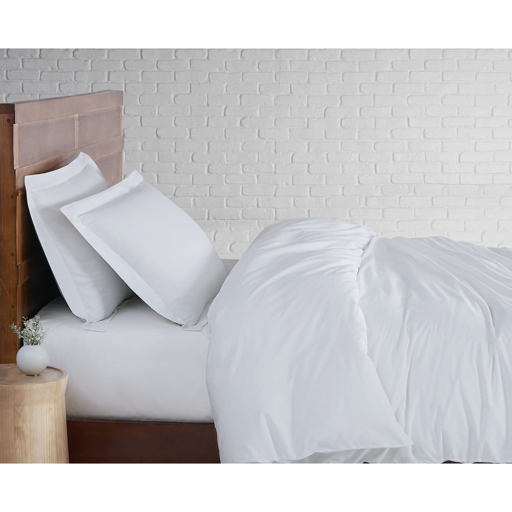 Parure de lit en percale de coton à tissage serré Brooklyn Loom