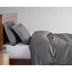 Parure de lit en percale de coton à tissage serré Brooklyn Loom
