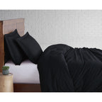 Parure de lit en percale de coton à tissage serré Brooklyn Loom