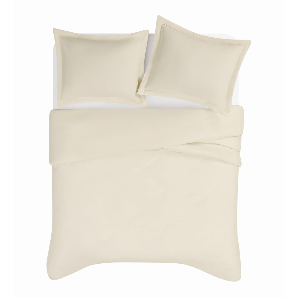 Parure de lit en percale de coton à tissage serré Brooklyn Loom