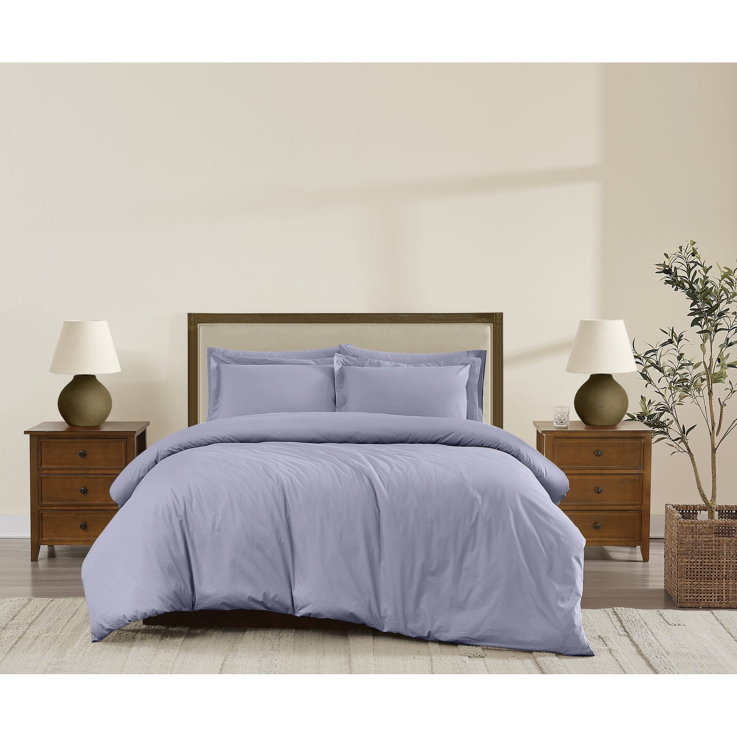 Parure de lit en percale de coton à tissage serré Brooklyn Loom