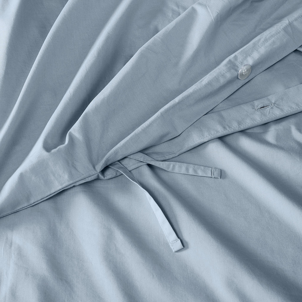 Parure de lit en percale de coton à tissage serré Brooklyn Loom