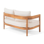 Ensemble causeuse d'extérieur en bois d'acacia Brooklyn avec table basse par Christopher Knight Home