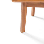Ensemble causeuse d'extérieur en bois d'acacia Brooklyn avec table basse par Christopher Knight Home