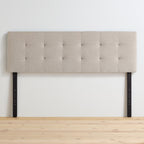 Tête de lit capitonnée ajustable carrée et losange Brookside Kaylee