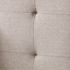 Tête de lit capitonnée ajustable carrée et losange Brookside Kaylee
