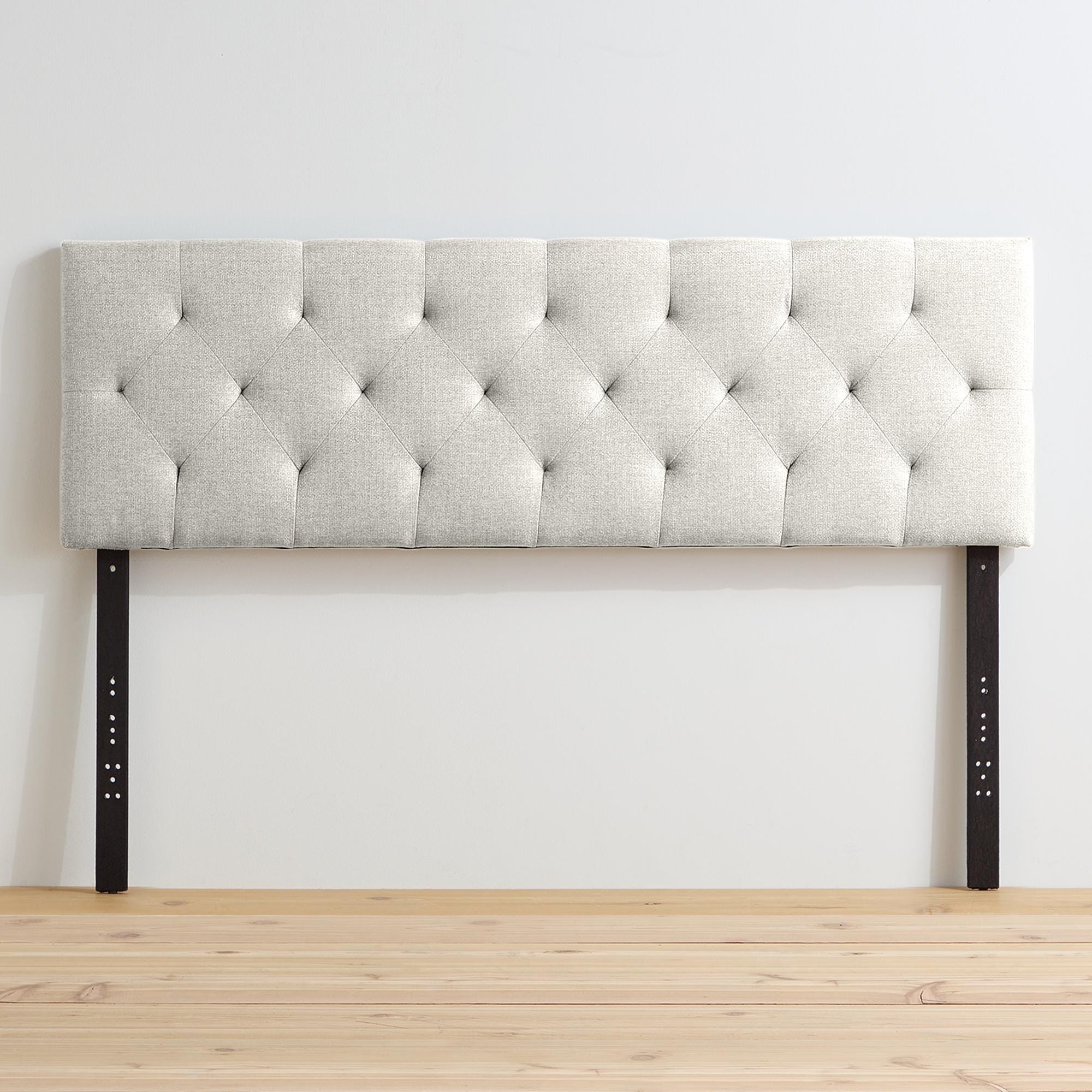Tête de lit capitonnée ajustable carrée et losange Brookside Kaylee