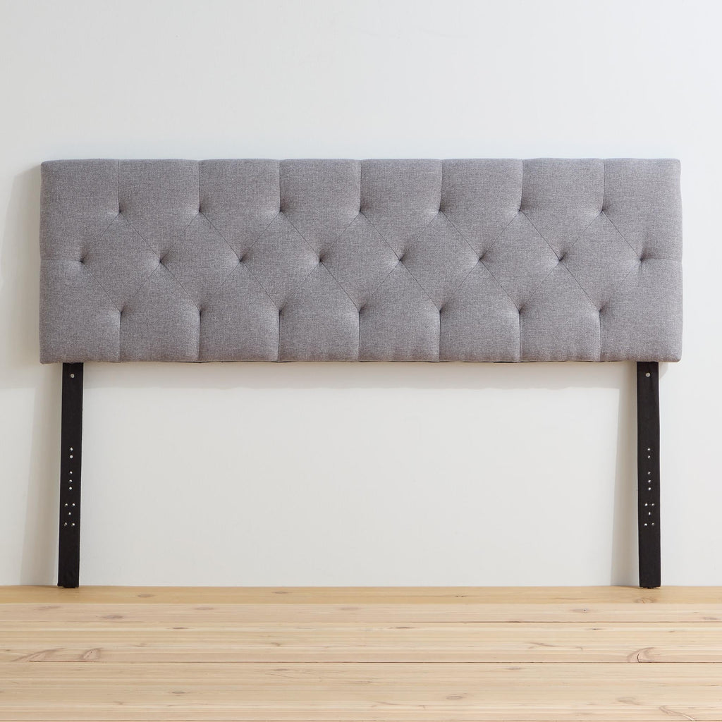 Tête de lit capitonnée ajustable carrée et losange Brookside Kaylee