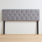 Tête de lit capitonnée ajustable carrée et losange Brookside Kaylee