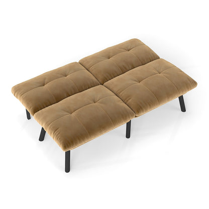 Canapé-lit convertible pliant moderne marron