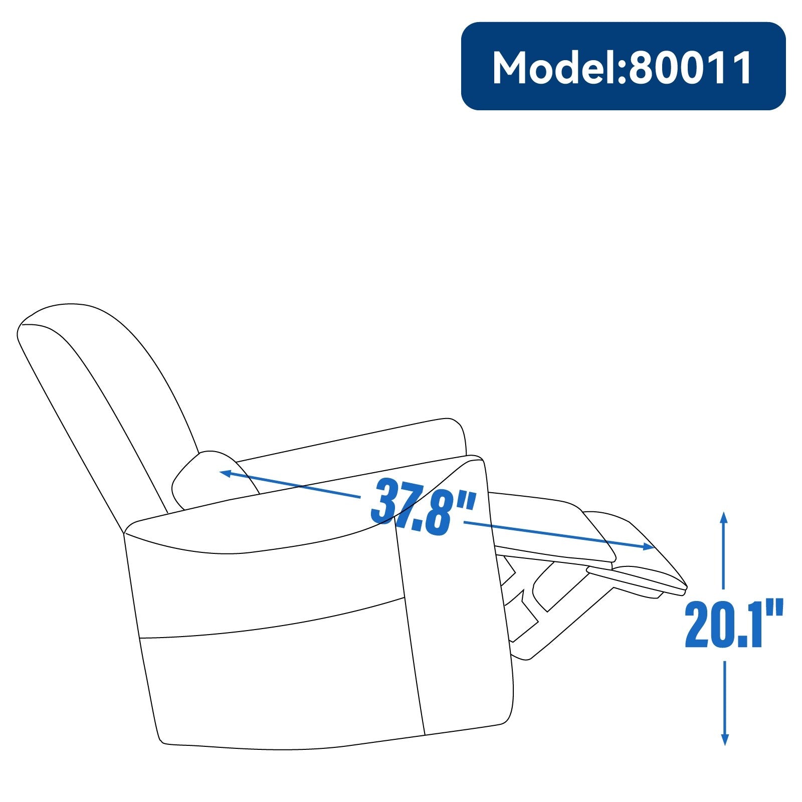 Fauteuil inclinable électrique ergonomique marron avec support pivotant et lombaire
