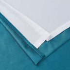 HLC.me Jefferson Rideau de fenêtre semi-transparent en imitation soie, filtrant la lumière, doublé, à œillets, pour chambre à coucher, 2 panneaux