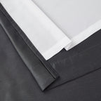 HLC.me Jefferson Rideau de fenêtre semi-transparent en imitation soie, filtrant la lumière, doublé, à œillets, pour chambre à coucher, 2 panneaux