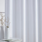 HLC.me Jefferson Rideau de fenêtre semi-transparent en imitation soie, filtrant la lumière, doublé, à œillets, pour chambre à coucher, 2 panneaux
