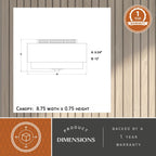 Plafonnier moderne Burnaby du milieu du siècle avec abat-jour tambour en lin blanc
