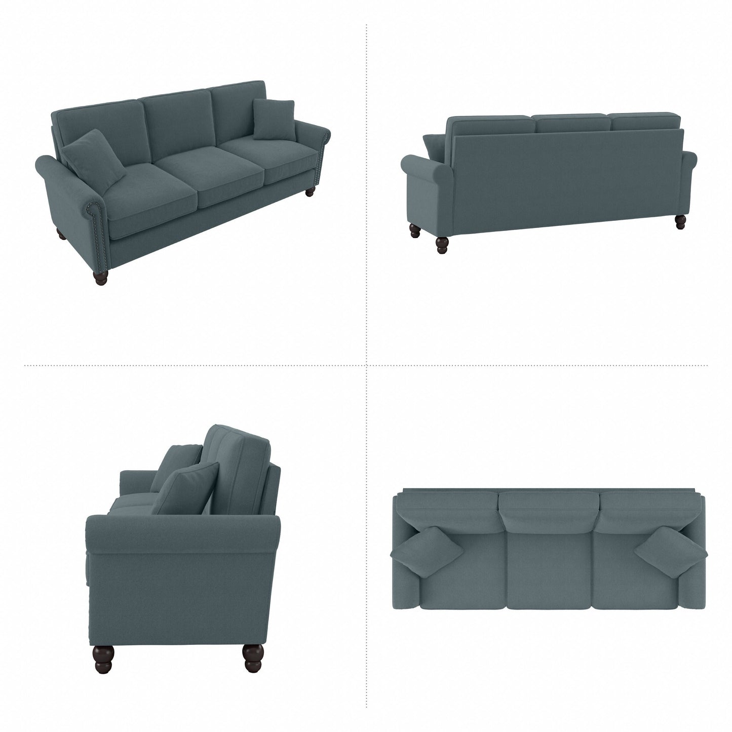 Grand canapé de salon 3 places Bush Furniture Coventry 85W