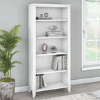 Bibliothèque haute à 5 étagères réglables Somerset de Bush Furniture